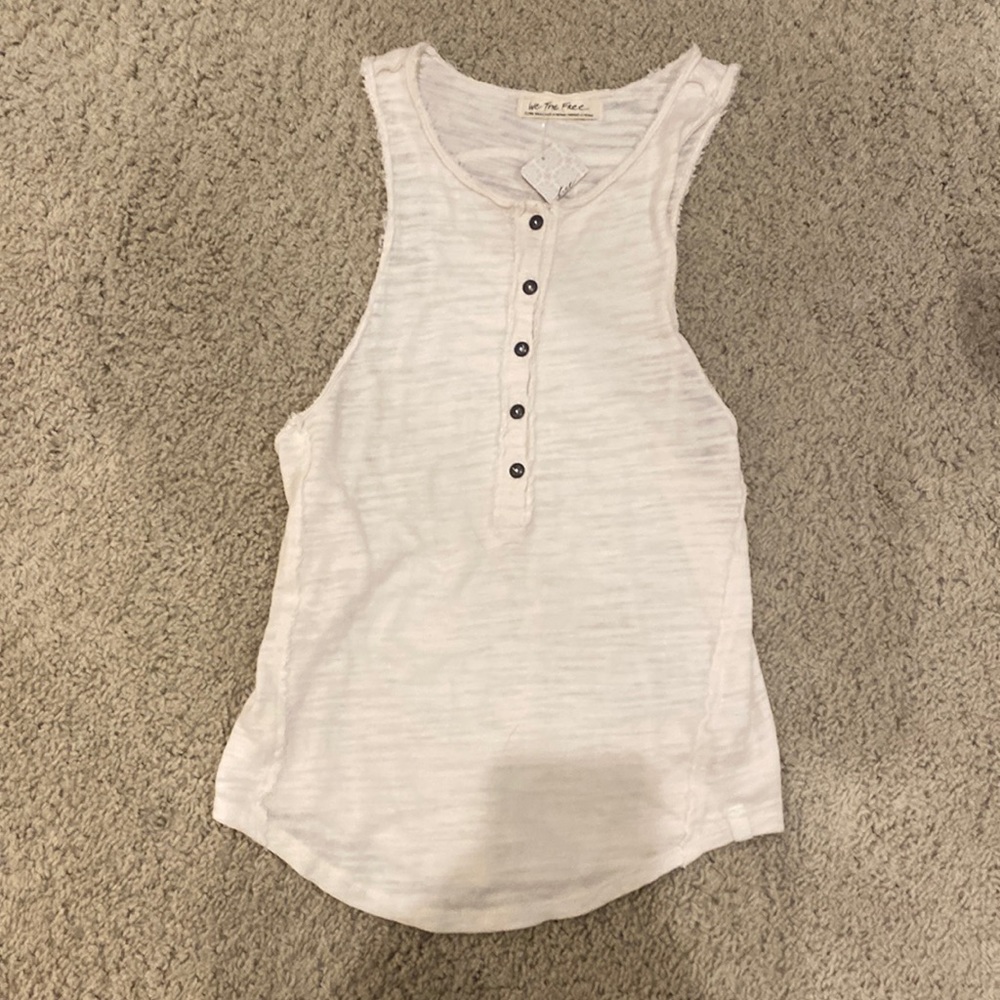 Free People white tank top